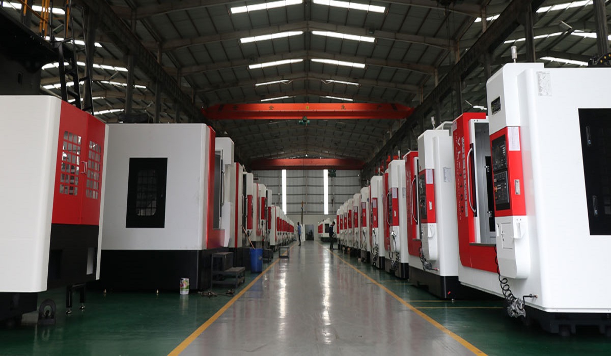 巨高機(jī)床公司倉庫實景圖 